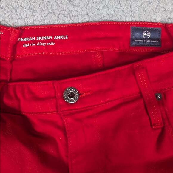 AG Adriano Goldschmied Pants Womens 31R Farrah Skinny Ankle High Rise Stretch - Picture 5 of 8